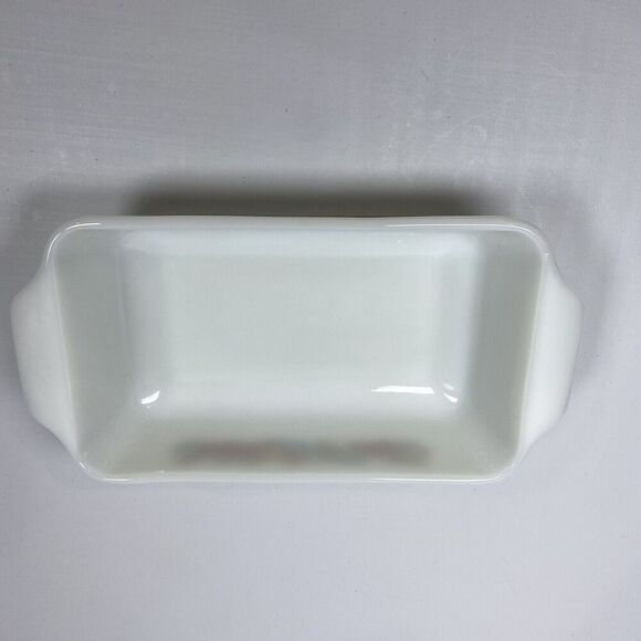 VTG Anchor Hocking Fire King Vegetable Fruit Pattern 1 qt. Loaf/Casserole Dish - Picture 3 of 9